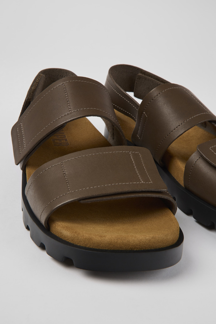 Men's Camper Brutus Sandals Brown | K100777-005