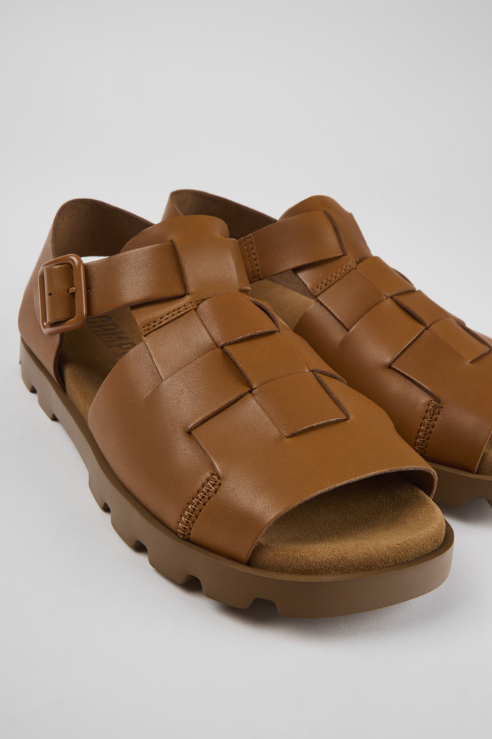 Men's Camper Brutus Sandals Brown | K100778-005