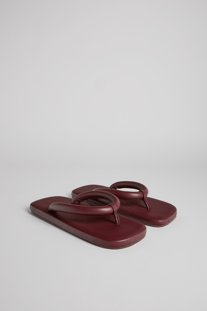 Men's Camper Hastalavista Flip Flops Burgundy | K100608-007