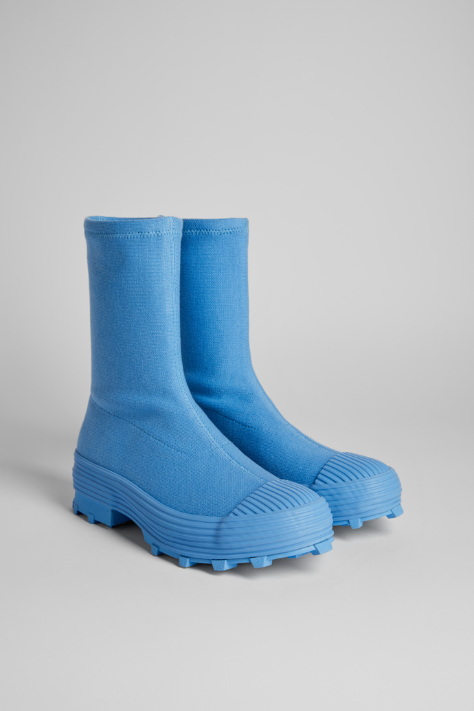 Men's Camper Traktori Boots Blue | K300462-002