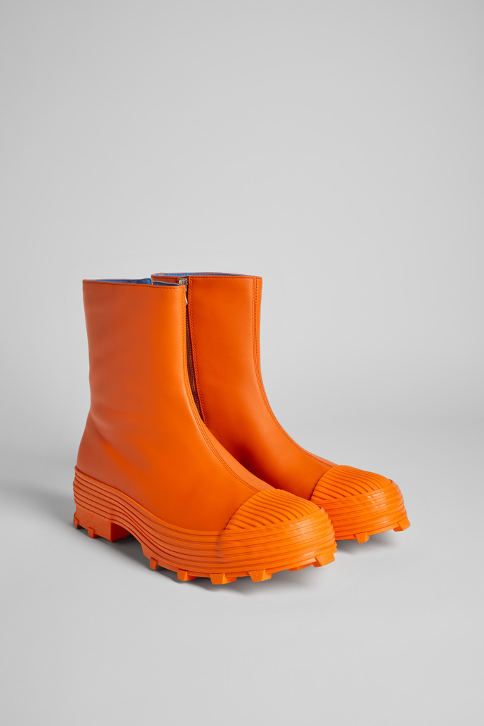 Men's Camper Traktori Boots Orange | K300454-003