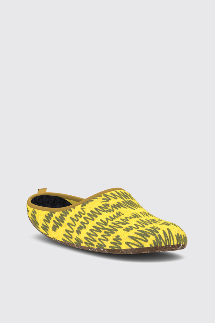 Men's Camper Wabi Slippers Yellow | 18811-999-C045