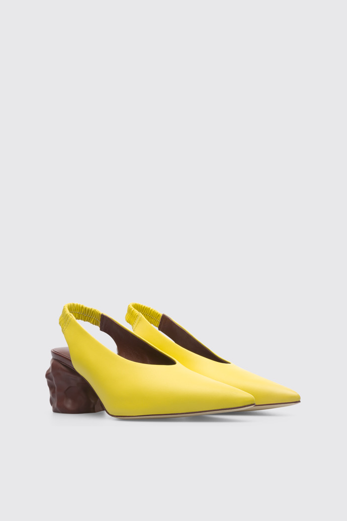 Women's Camper Juanita Pumps Yellow | K201146-002