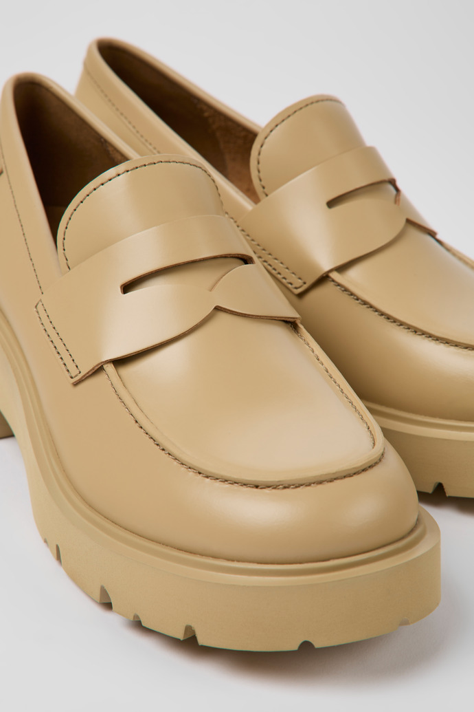 Women's Camper Milah Loafers Beige | K201425-010