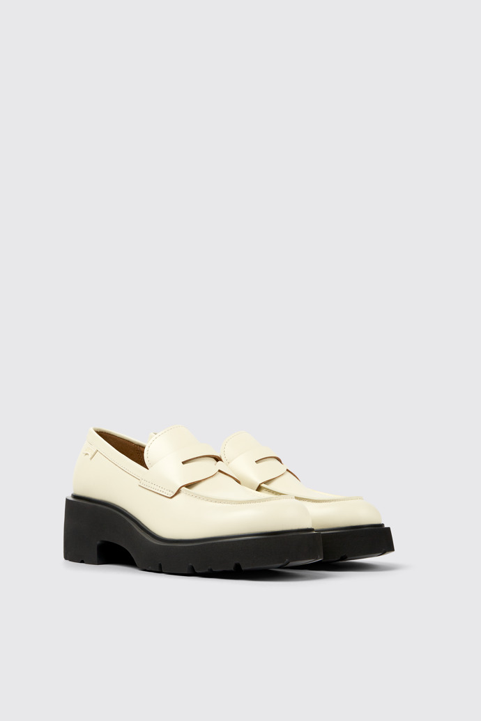 Women's Camper Milah Loafers White | K201425-016