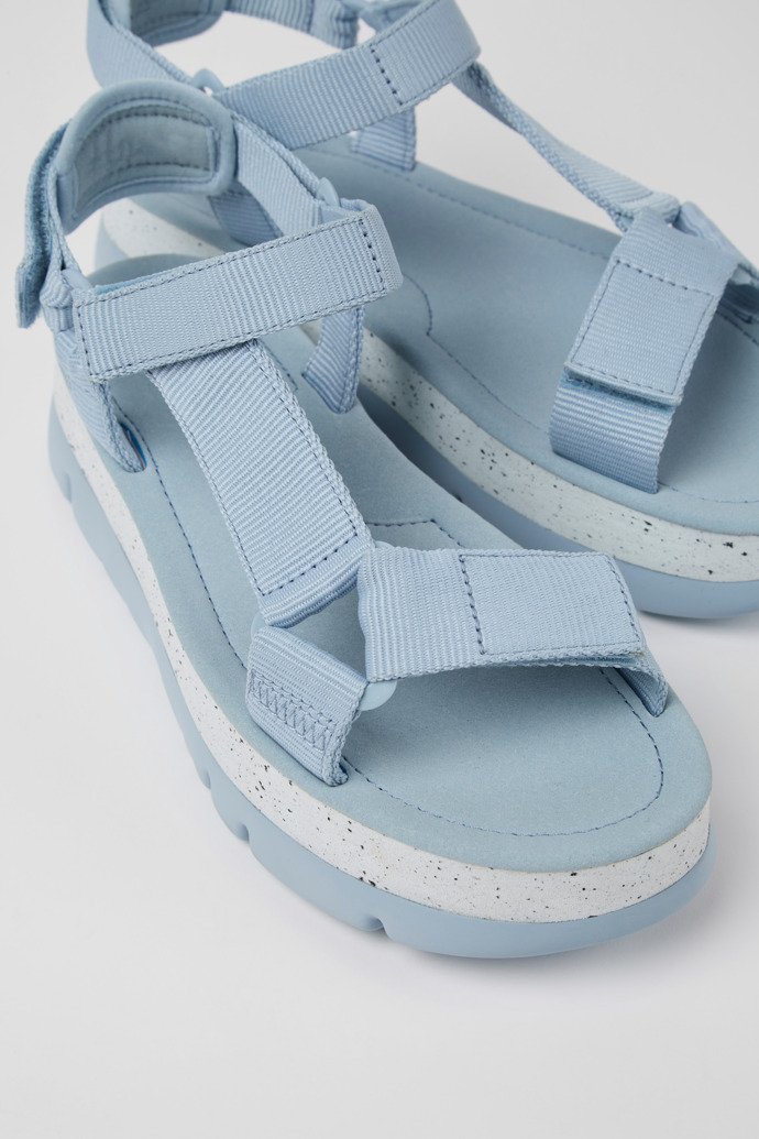 Women's Camper Oruga Up Platform Sandals Blue | K200851-019