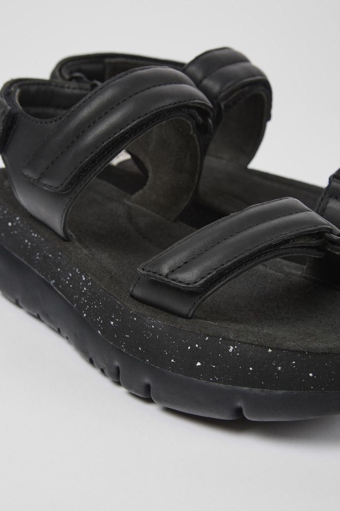 Women's Camper Oruga Up Platform Sandals Black | K201509-005