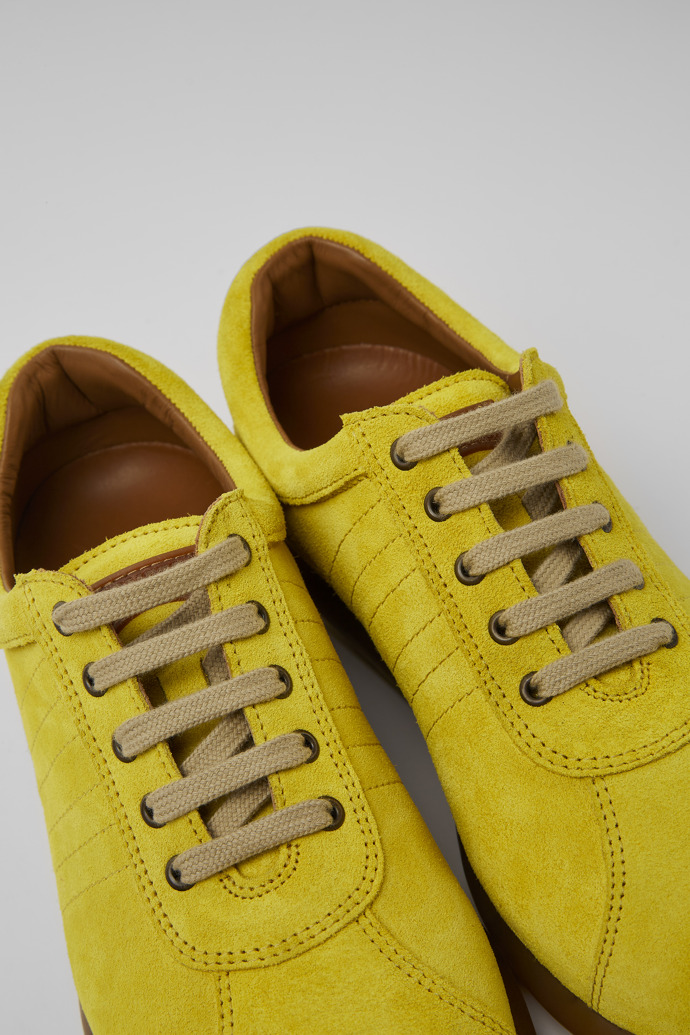 Women's Camper Pelotas Trainers Yellow | 27205-268