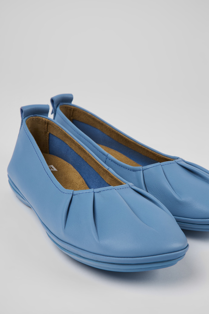 Women's Camper Right Ballerina Blue | K201364-010