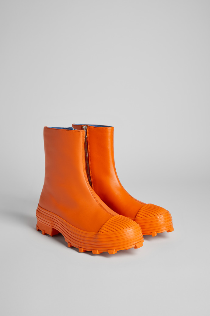 Women's Camper Traktori Boots Orange | K400667-003