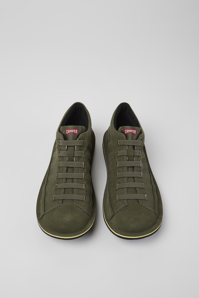 Men's Camper Beetle Trainers Green | 36791-069