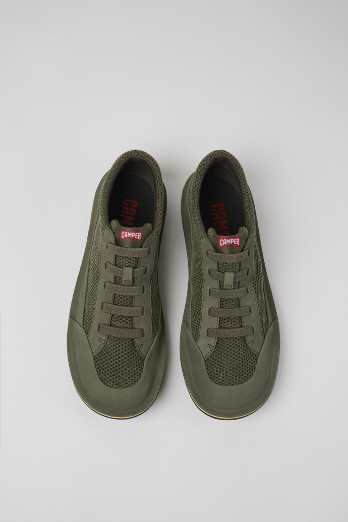 Men's Camper Beetle Trainers Green | K100918-003