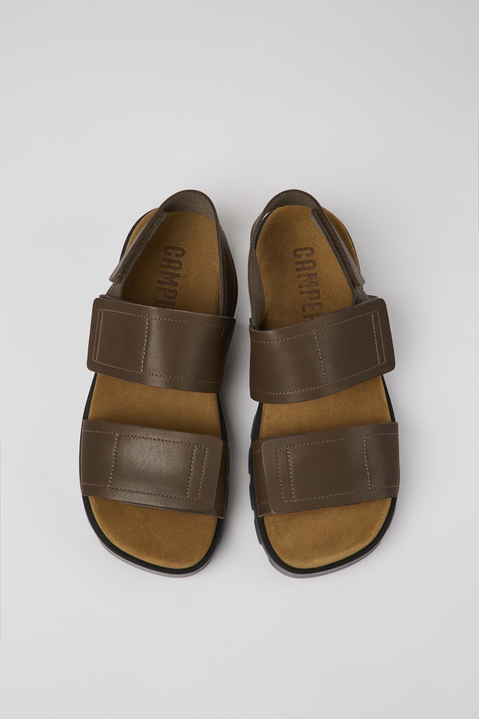 Men's Camper Brutus Sandals Brown | K100777-005