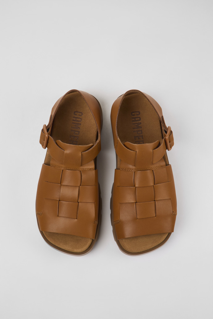 Men's Camper Brutus Sandals Brown | K100778-005