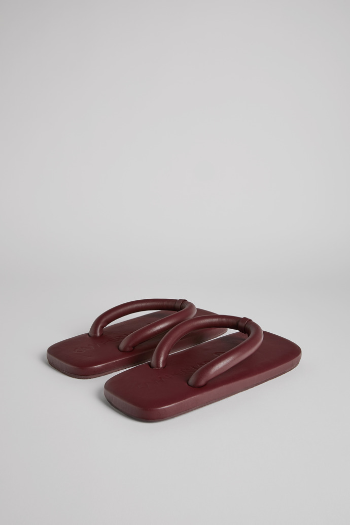 Men's Camper Hastalavista Flip Flops Burgundy | K100608-007