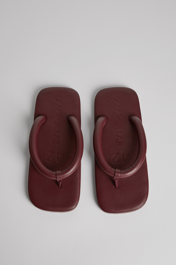 Men's Camper Hastalavista Flip Flops Burgundy | K100608-007