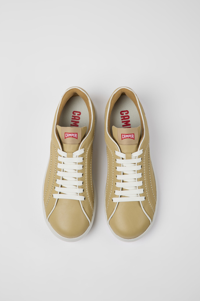 Men's Camper Pelotas XLite Trainers Beige | K100899-005