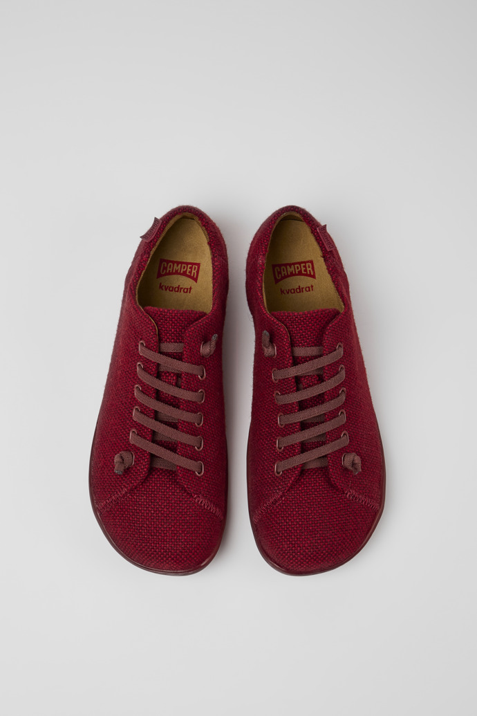 Men's Camper Peu Trainers Burgundy | K100878-001