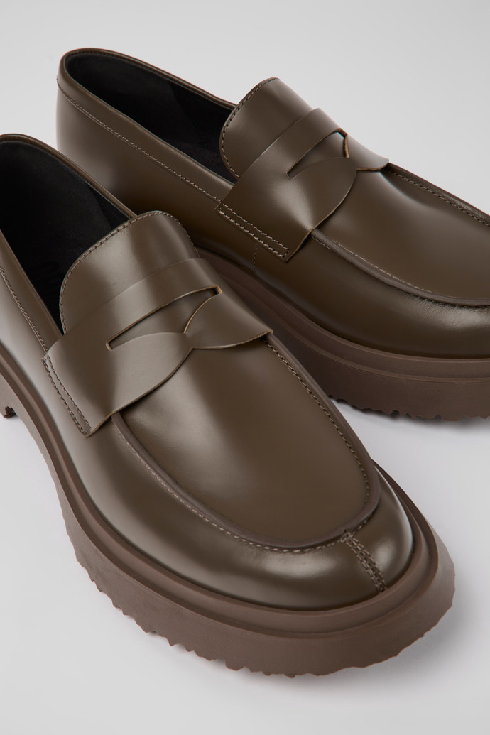 Men's Camper Walden Loafers Brown | K100633-015