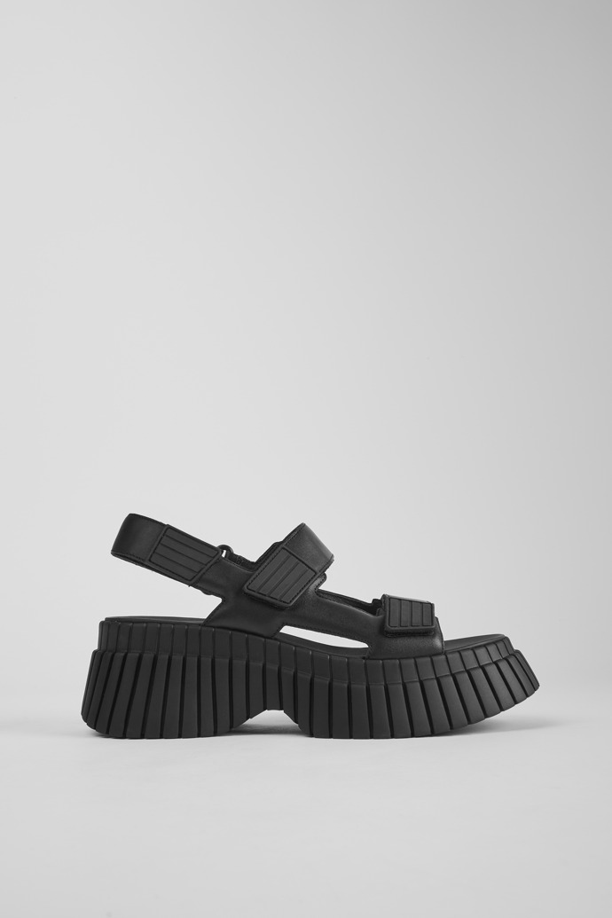 Women's Camper BCN Platform Sandals Black | K201511-001