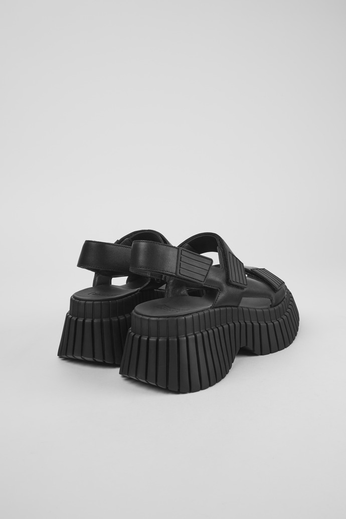 Women's Camper BCN Platform Sandals Black | K201511-001