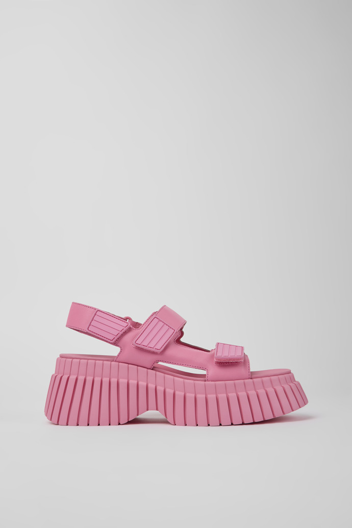 Women's Camper BCN Platform Sandals Pink | K201511-003