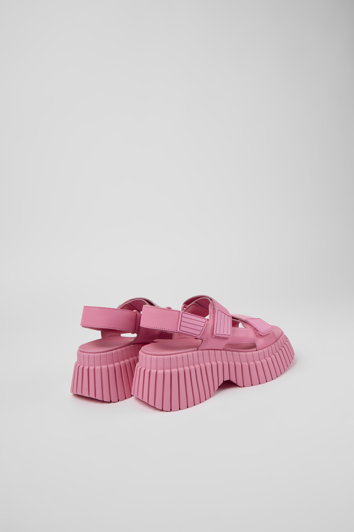 Women's Camper BCN Platform Sandals Pink | K201511-003