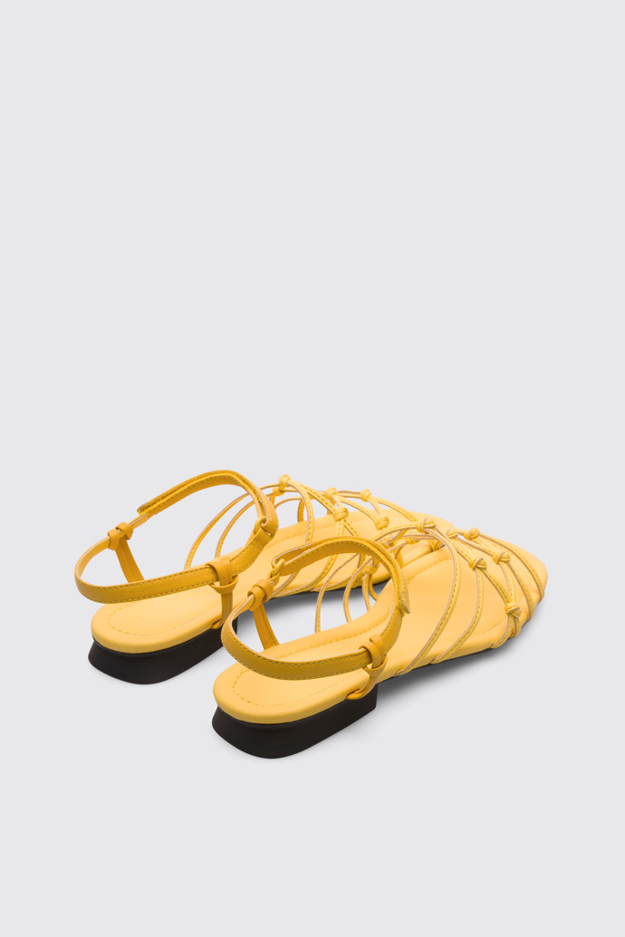 Women's Camper Casi Myra Sandals Yellow | K201221-002