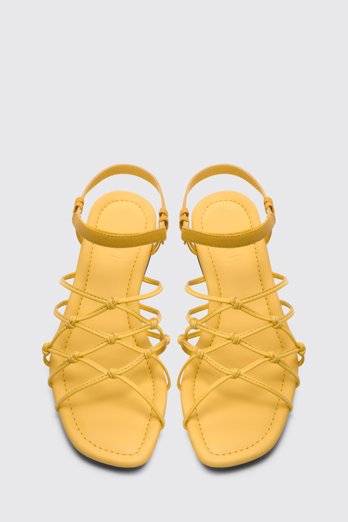 Women's Camper Casi Myra Sandals Yellow | K201221-002