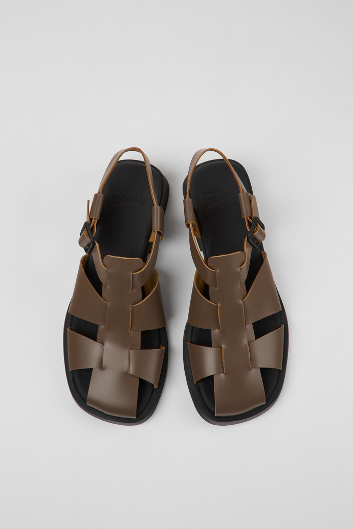 Women's Camper Dana Sandals Brown | K201489-003