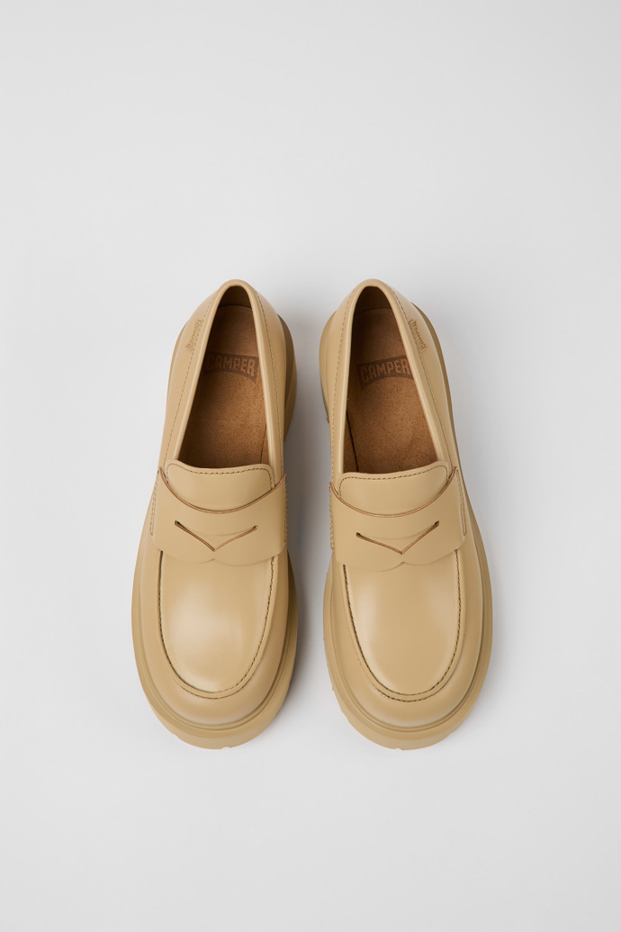 Women's Camper Milah Loafers Beige | K201425-010