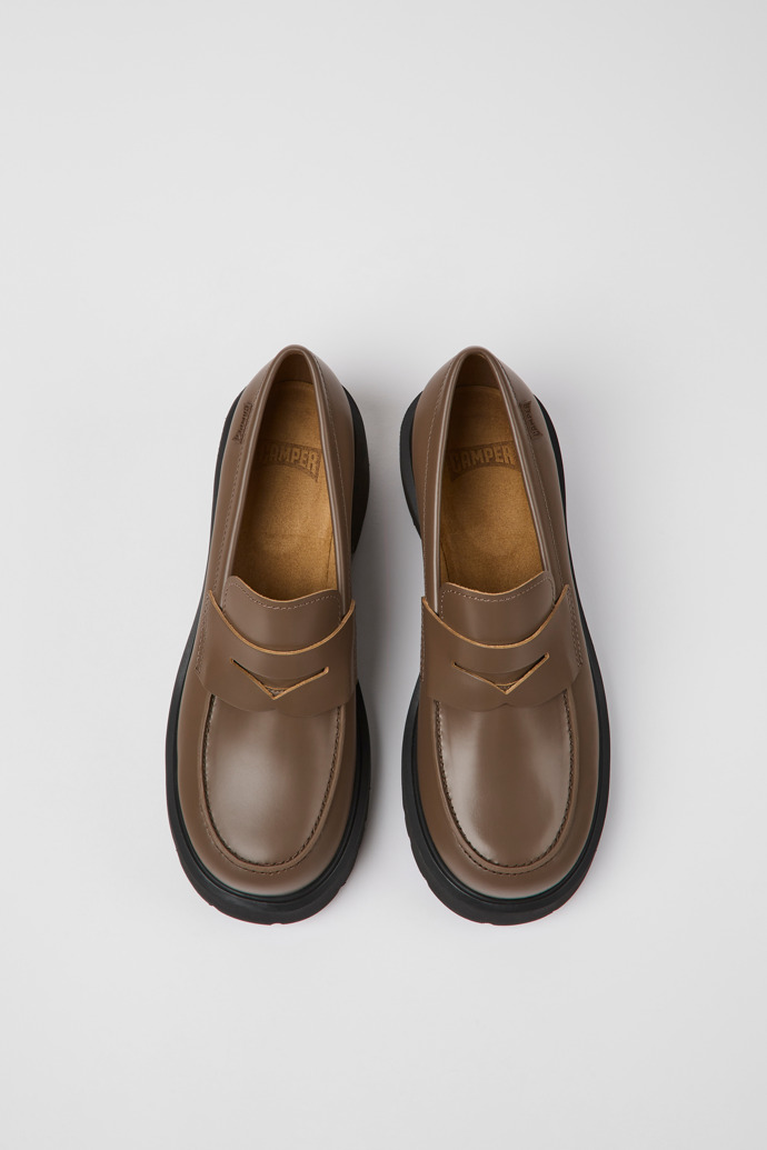 Women's Camper Milah Loafers Brown | K201425-007