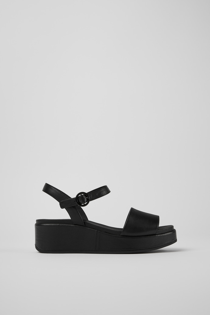 Women's Camper Misia Platform Sandals Black | K200564-012