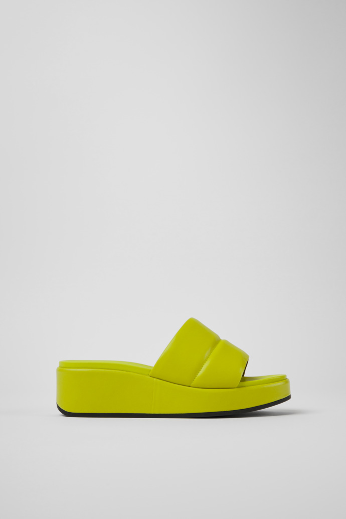 Women's Camper Misia Platform Sandals Green | K201507-001