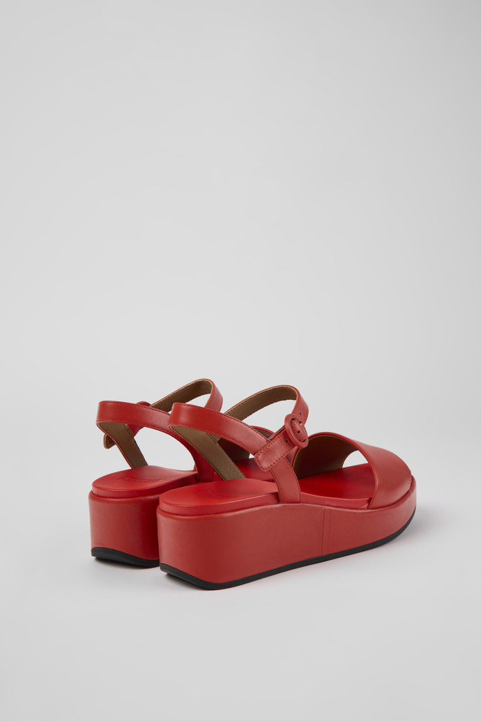 Women's Camper Misia Platform Sandals Red | K200564-030