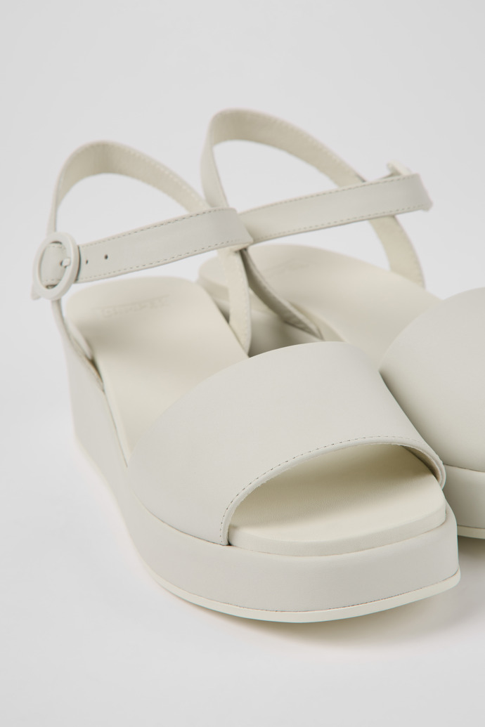 Women\'s Camper Misia Platform Sandals White | K200564-038