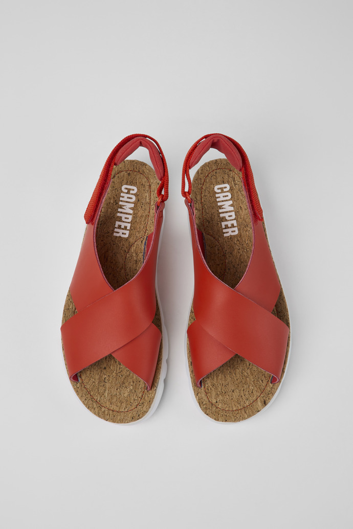 Women's Camper Oruga Sandals Red | K200157-049