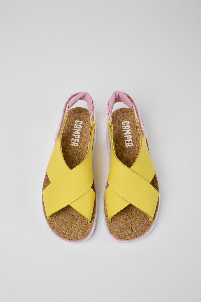 Women's Camper Oruga Sandals Yellow | K200157-040