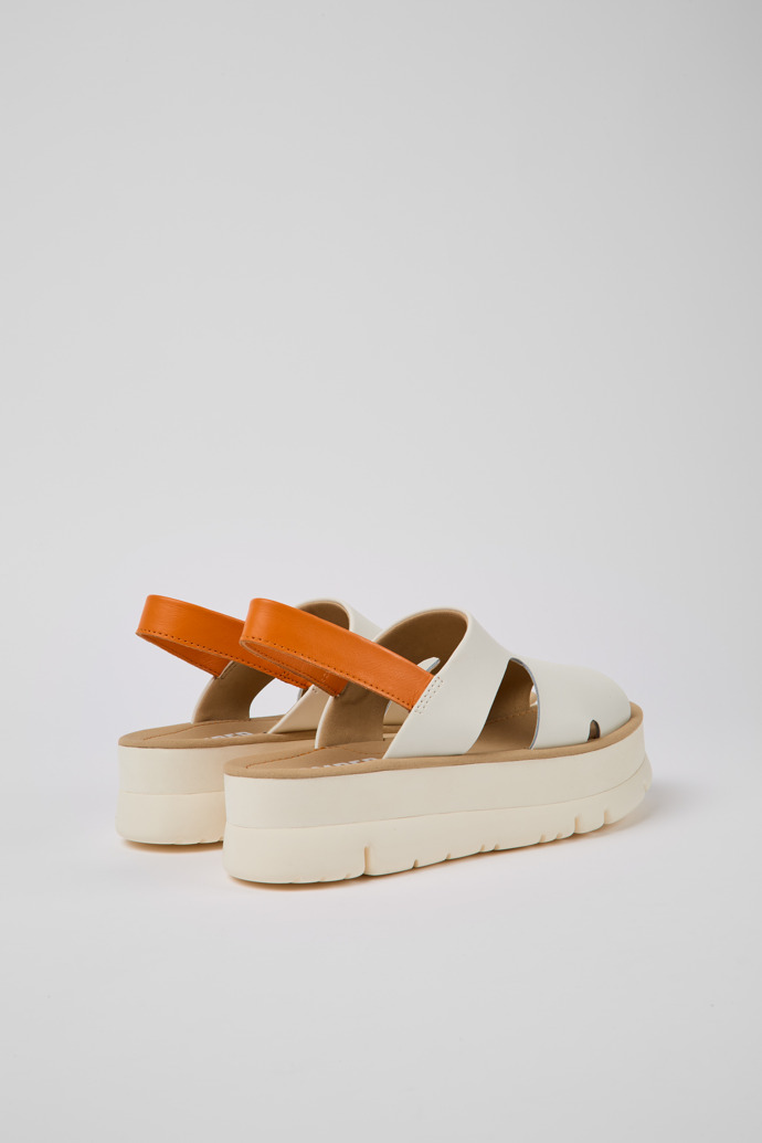 Women's Camper Oruga Up Platform Sandals White | K200848-011