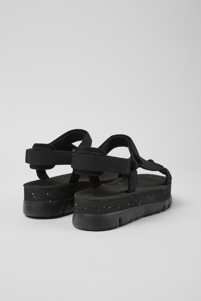 Women's Camper Oruga Up Platform Sandals Black | K200851-004