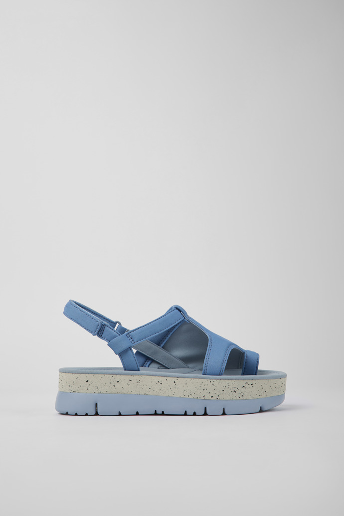 Women's Camper Oruga Up Platform Sandals Blue | K201543-003