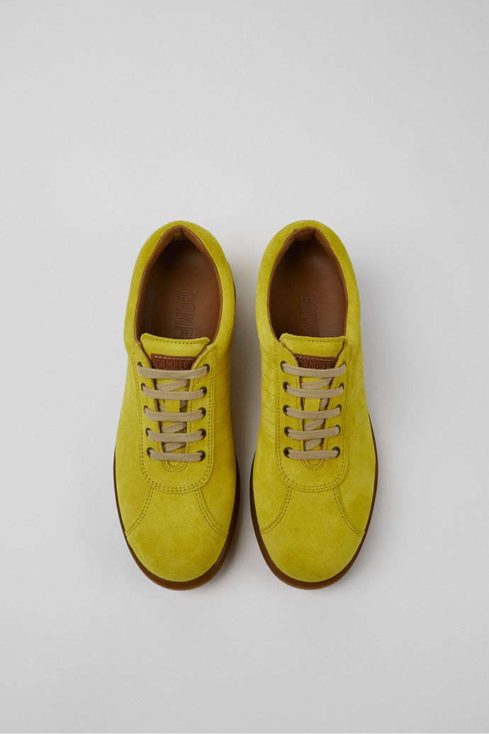 Women's Camper Pelotas Trainers Yellow | 27205-268