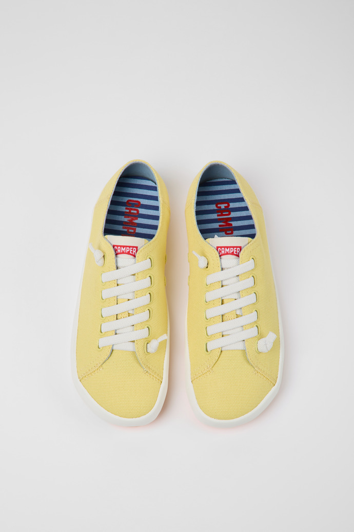 Women's Camper Peu Rambla Trainers Yellow | 21897-081