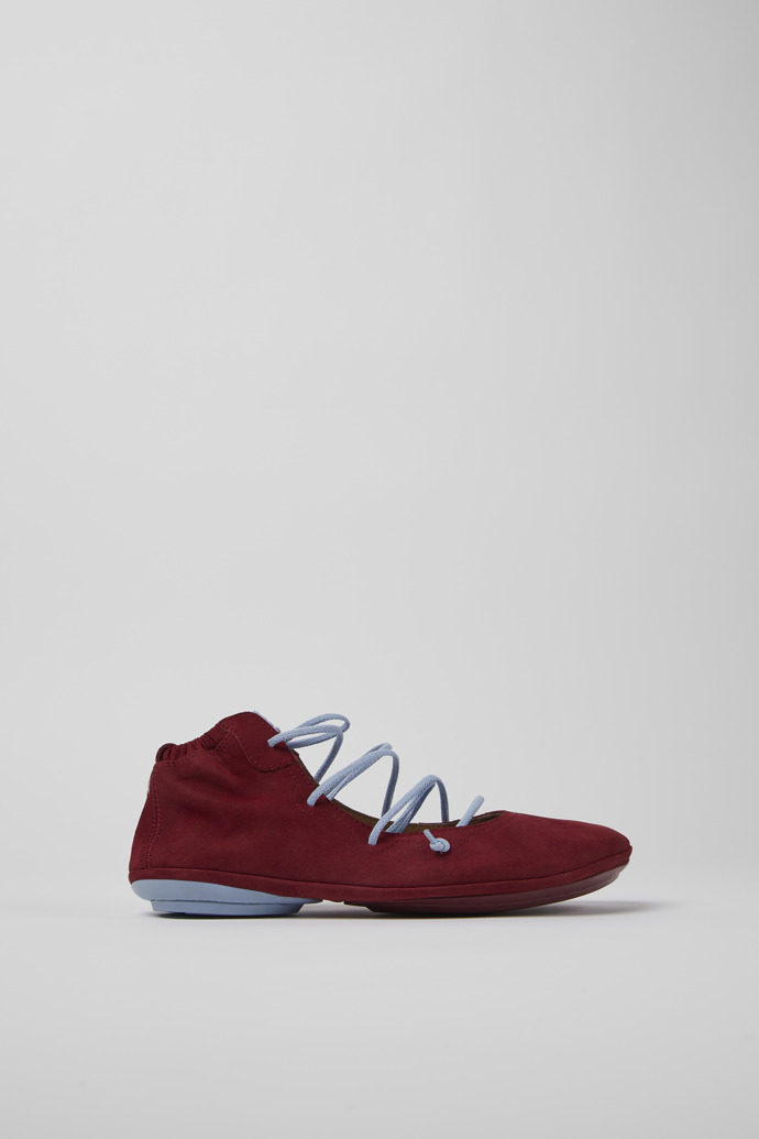 Women's Camper Right Ballerina Burgundy | K400194-027