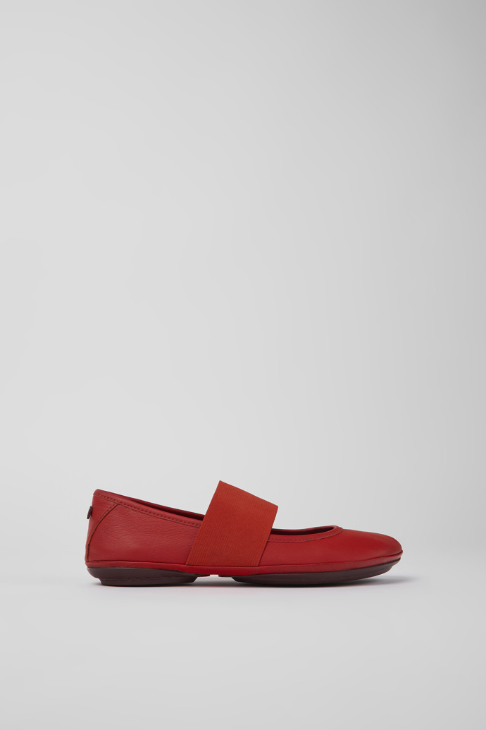 Women's Camper Right Ballerina Red | 21595-199