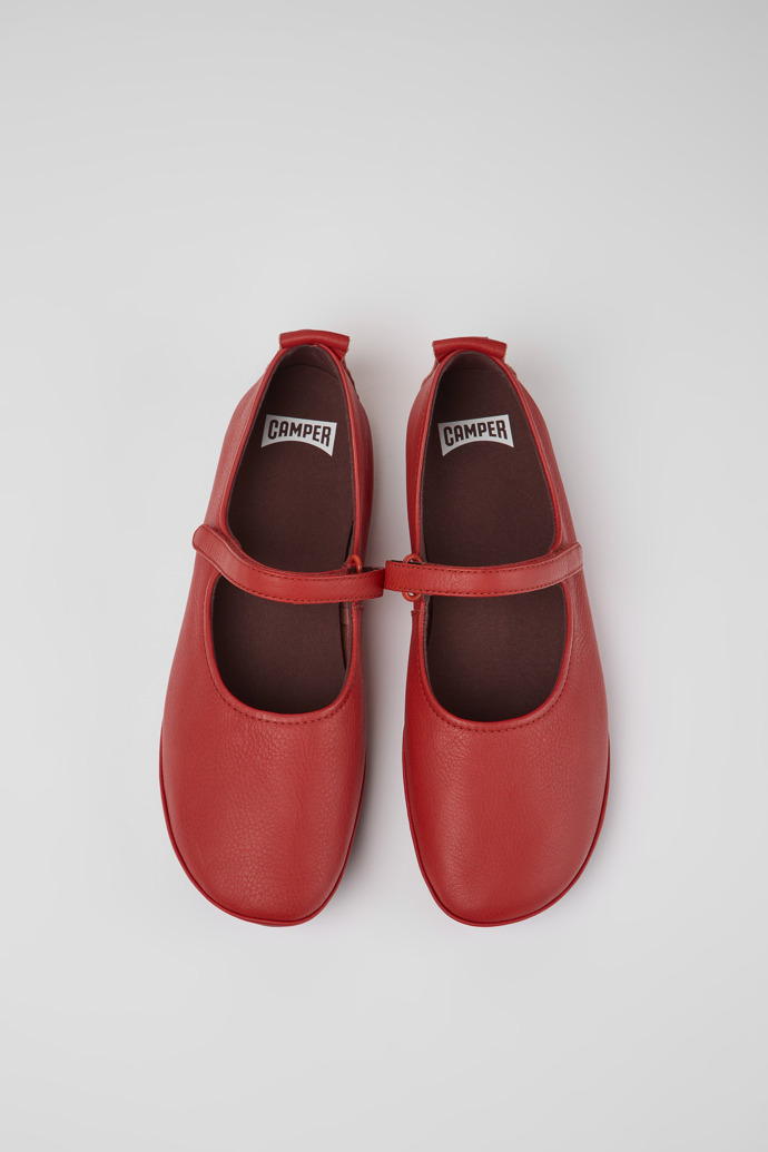 Women's Camper Right Ballerina Red | K201365-003