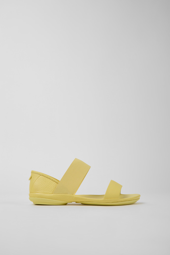 Women's Camper Right Sandals Yellow | 21735-084