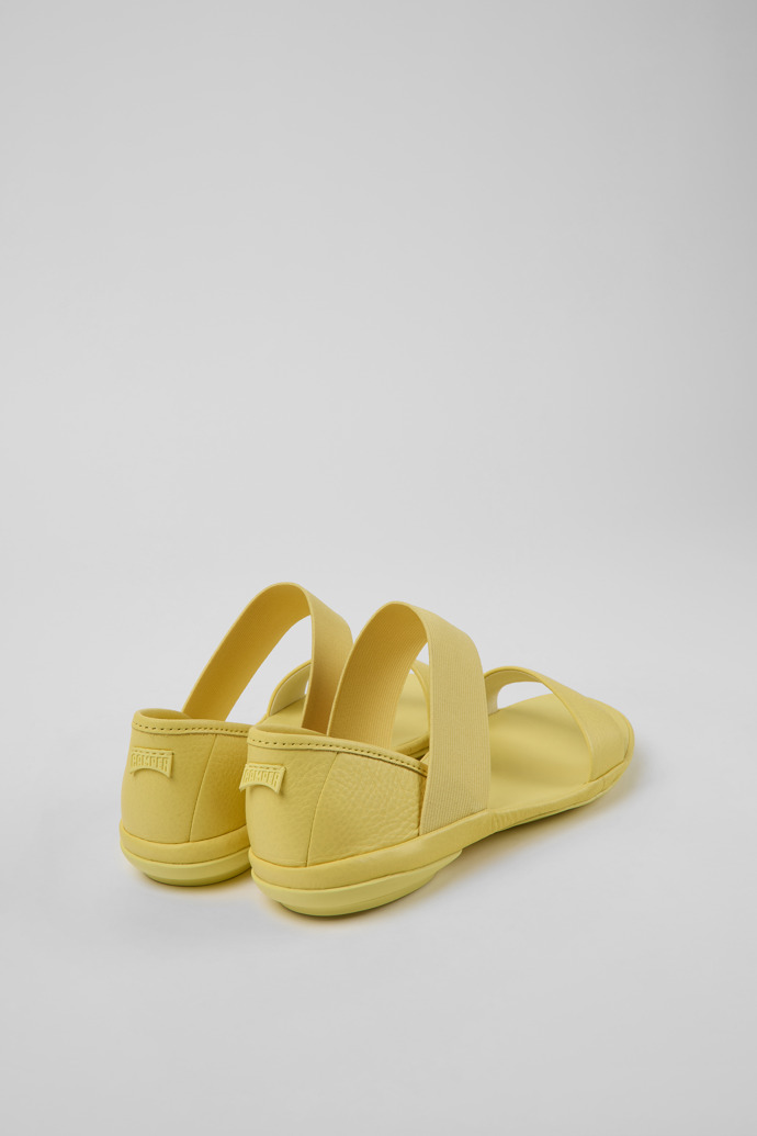 Women's Camper Right Sandals Yellow | 21735-084