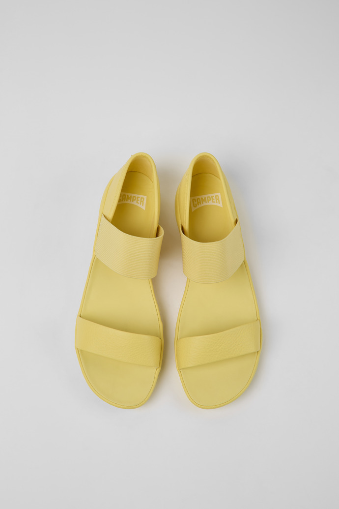 Women's Camper Right Sandals Yellow | 21735-084