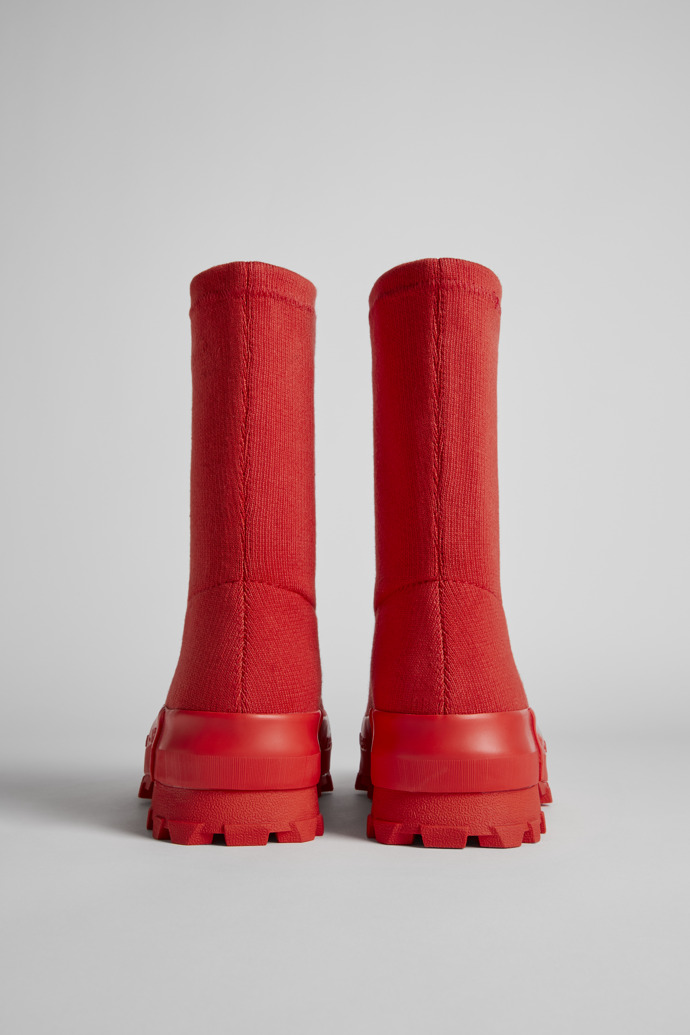 Women's Camper Traktori Boots Red | K400625-002